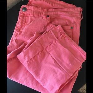 Torrid Coral jeans size 22